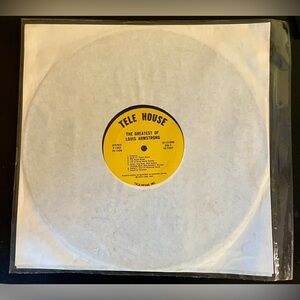 Vintage Louis Armstrong Vinyl Record.  SEALED